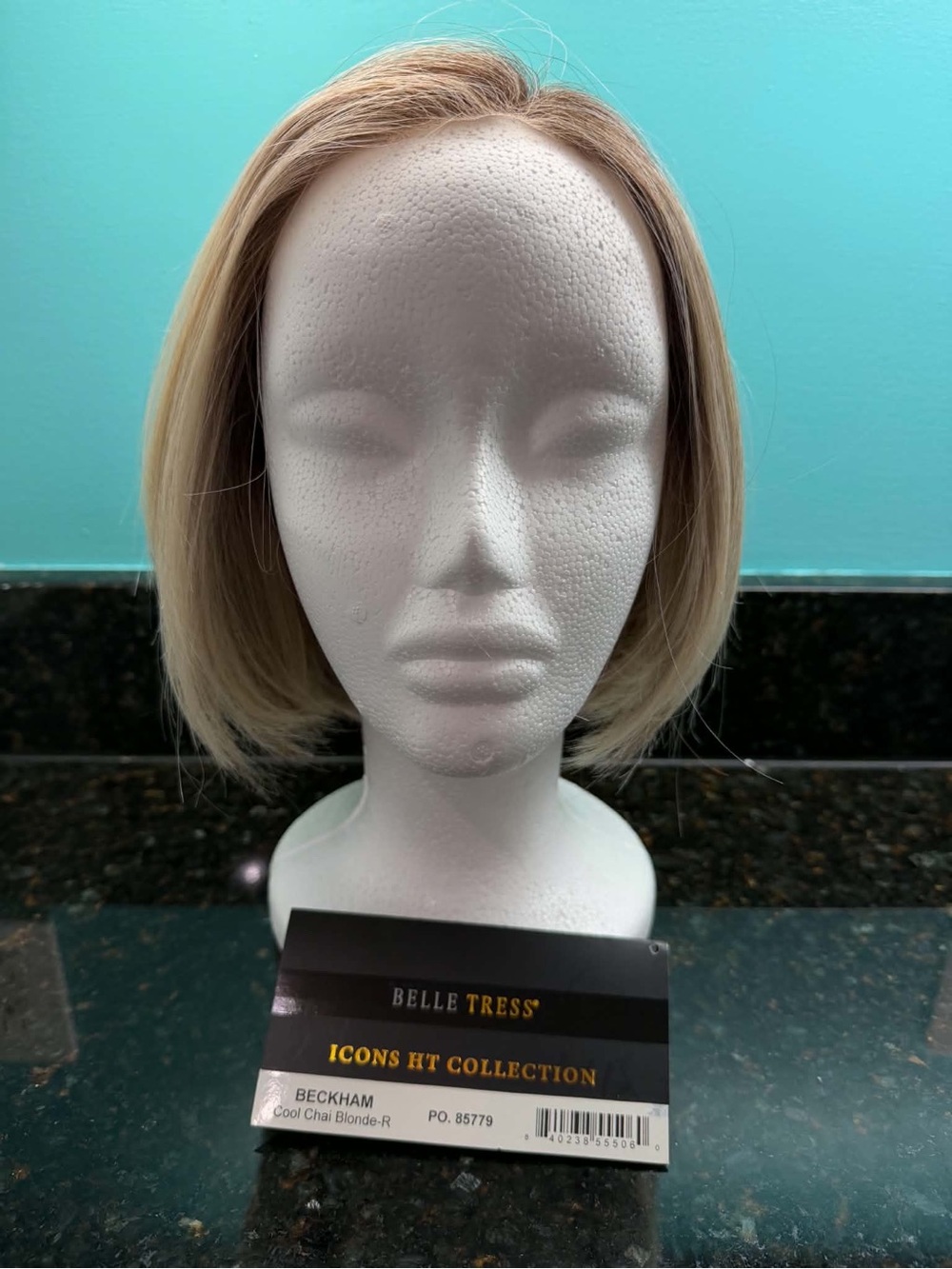 Beckham Short Bob Wig in Cool Chai Blonde